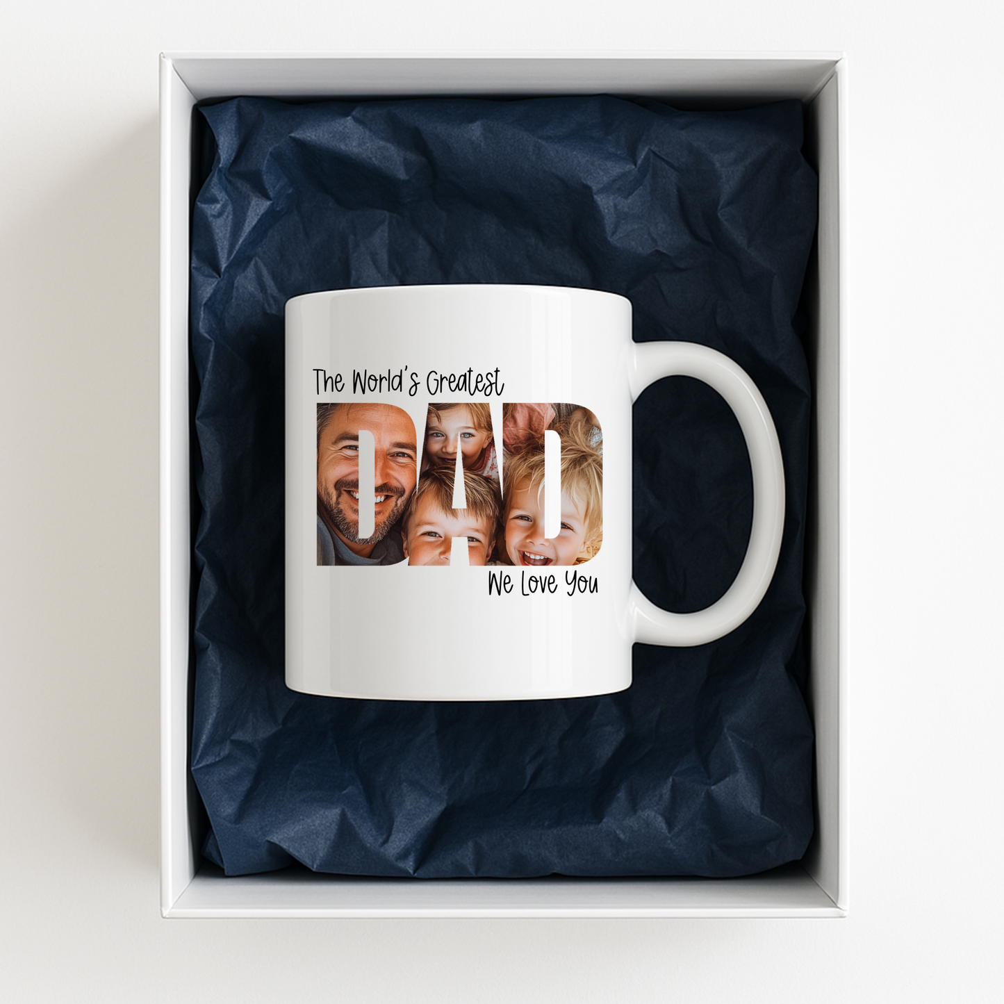 Personalised "DADDY" Photo Mug