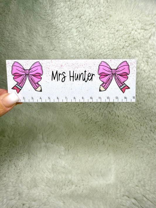 You Rule!  Personalised Teacher Ruler