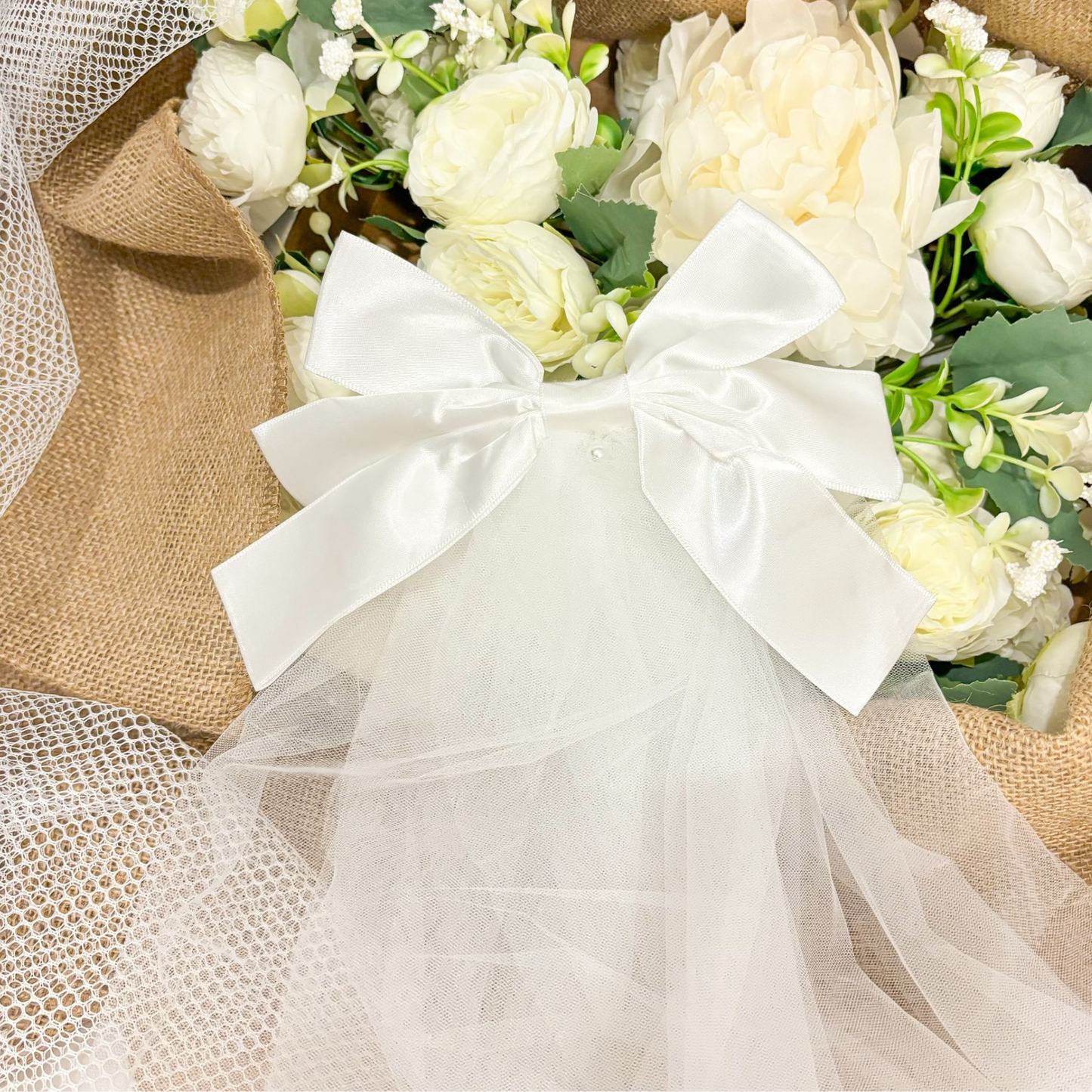 Personalised Bow Veil