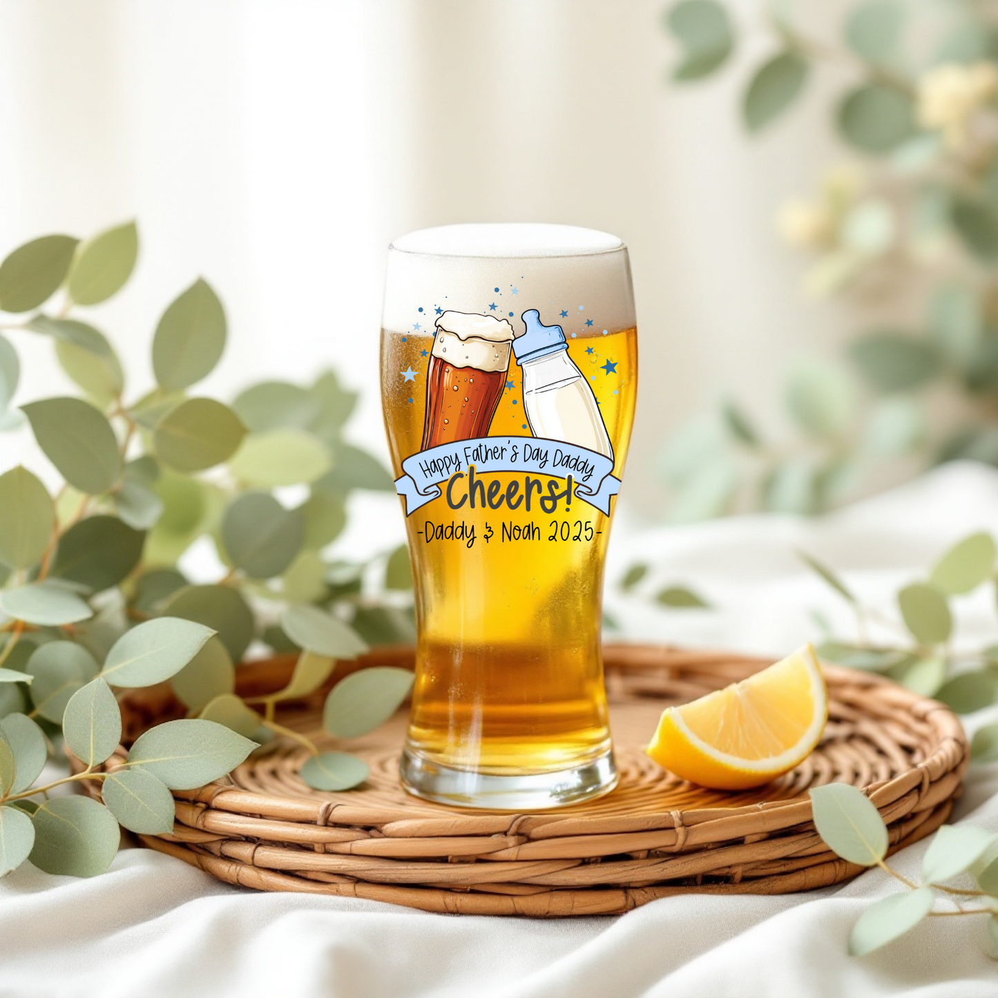 Father's Day Pint glass