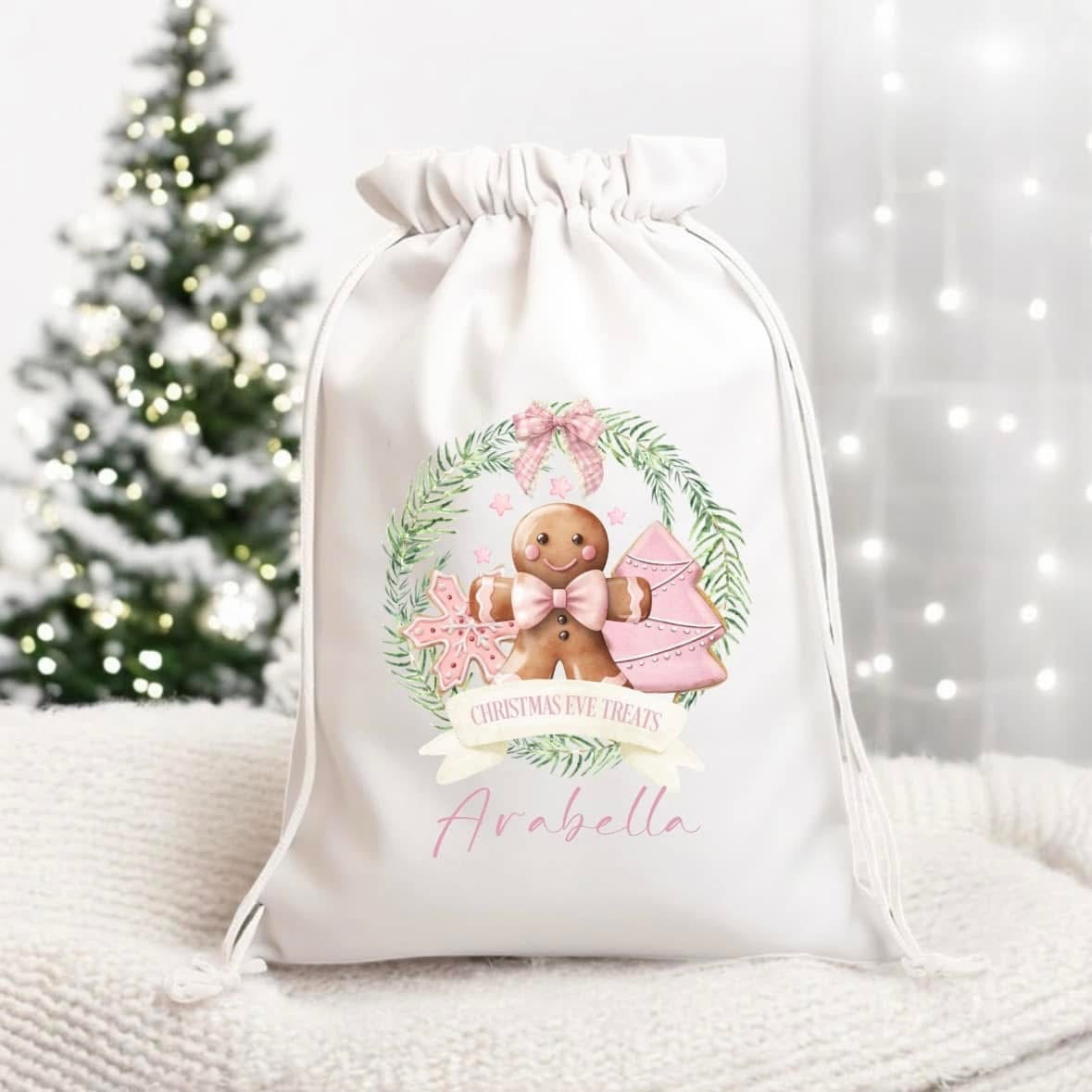 Christmas Eve Drawstring Bag