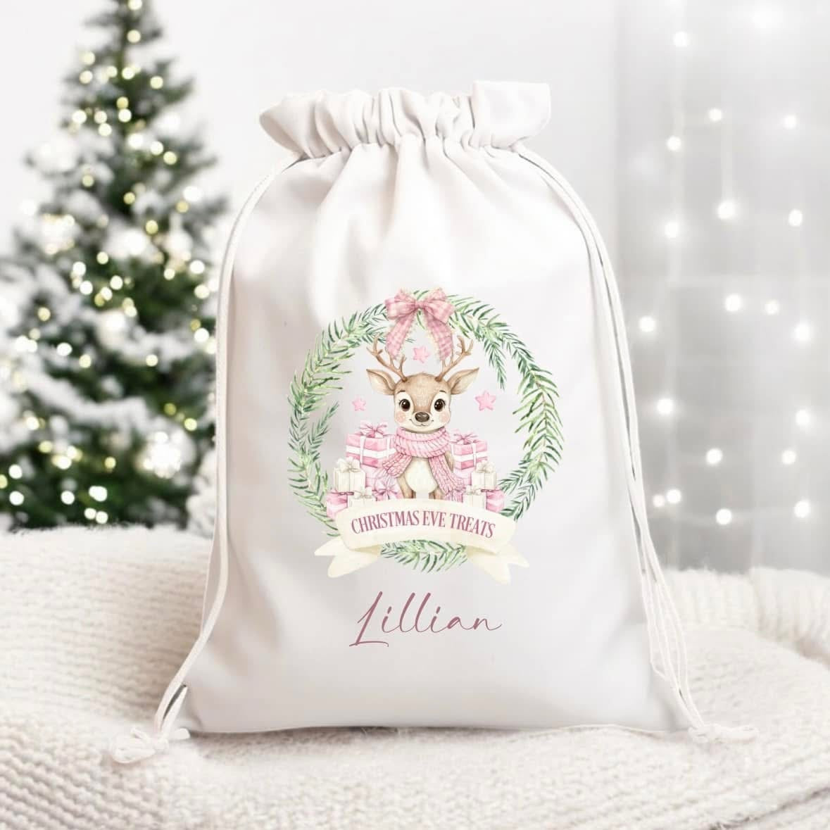 Christmas Eve Drawstring Bag