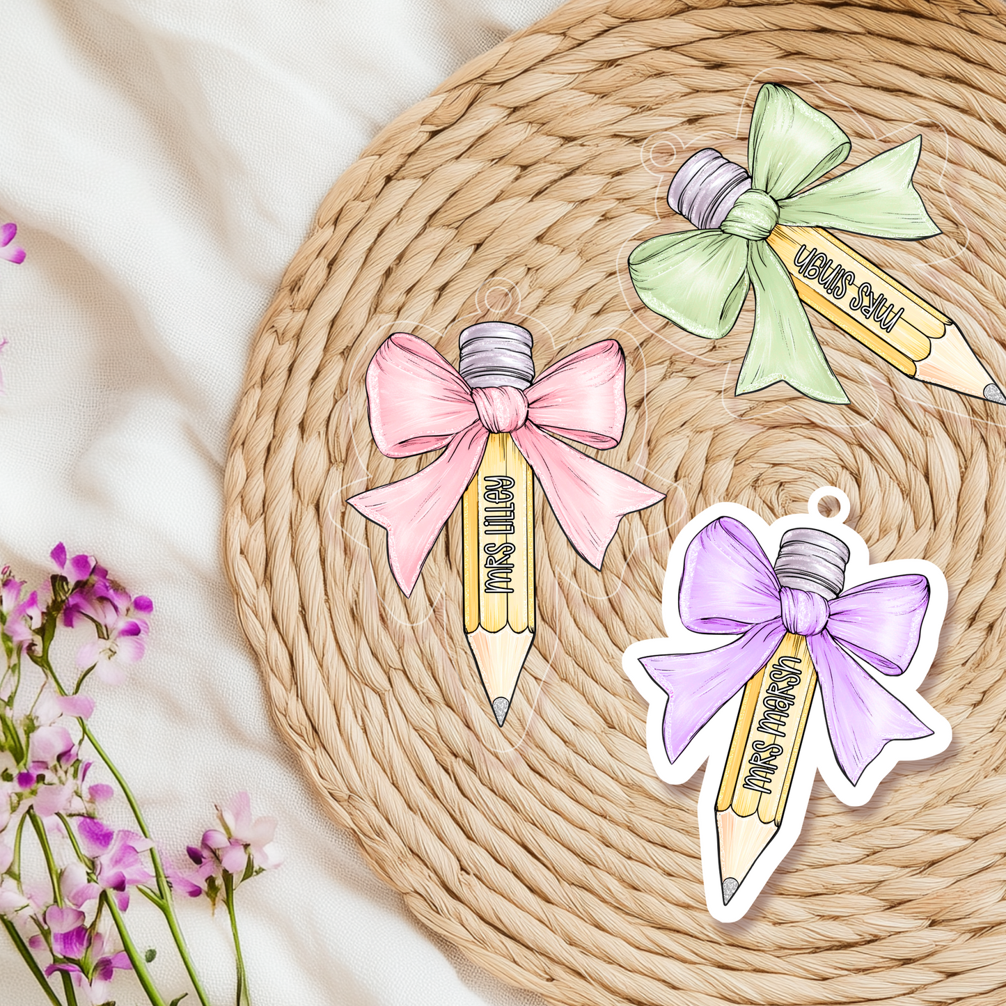 Bow Pencil Keyring