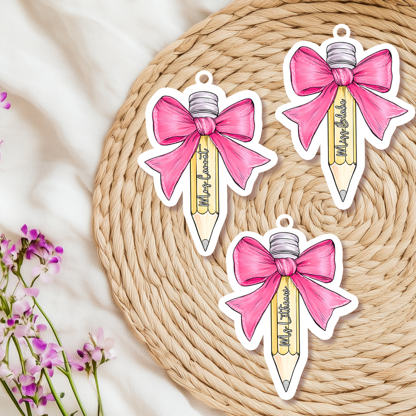 Bow Pencil Keyring