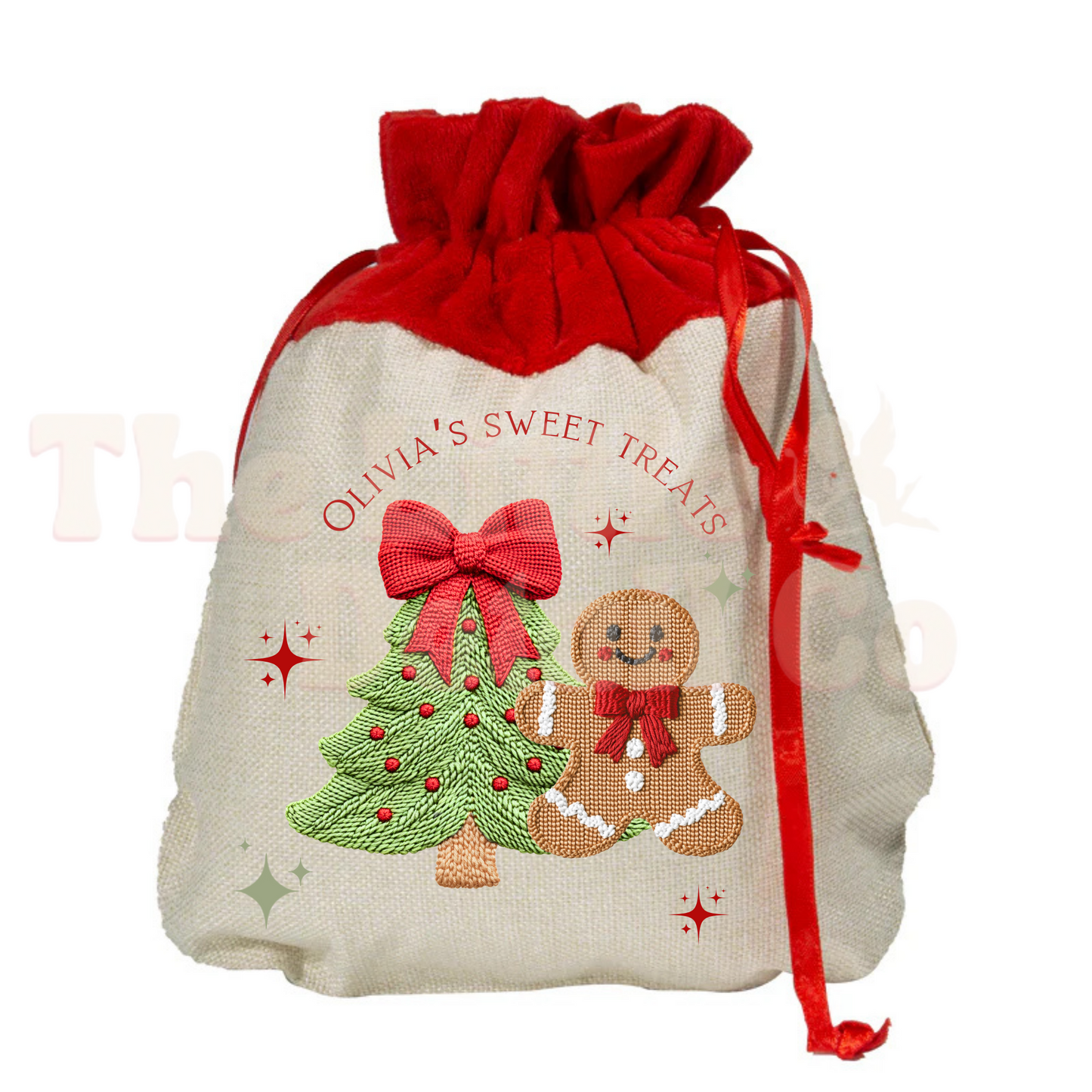 Personalised sweet treats bag