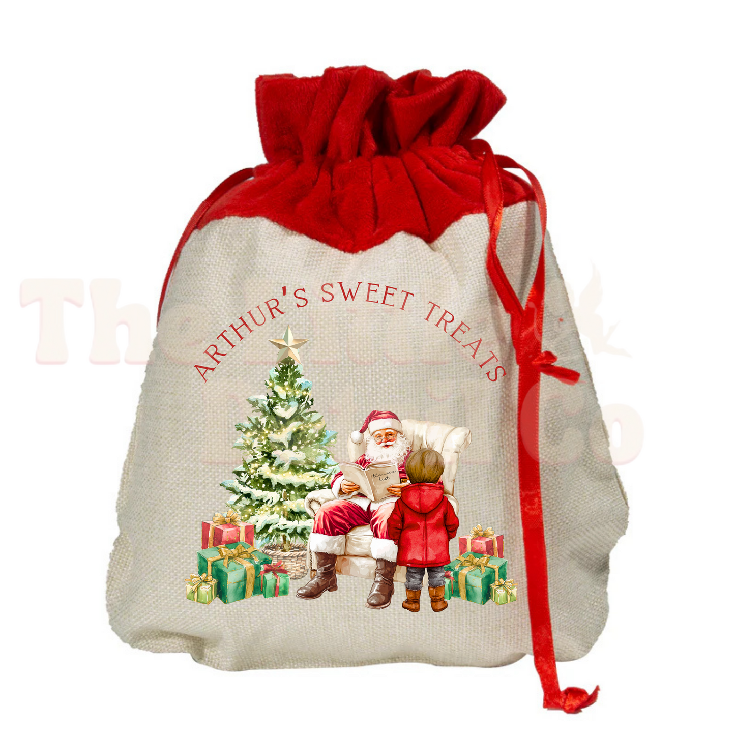Personalised sweet treats bag
