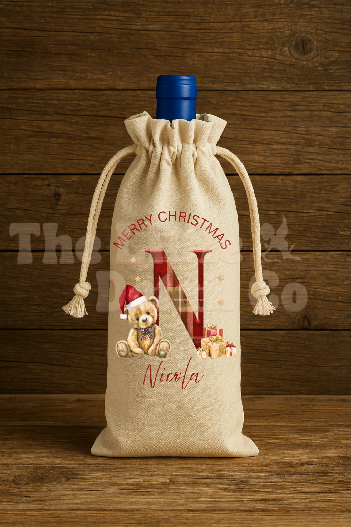 Personalised Wine Gift Bag