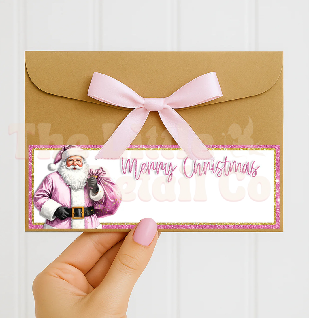 Personalised Santa Envelope with Ribbon