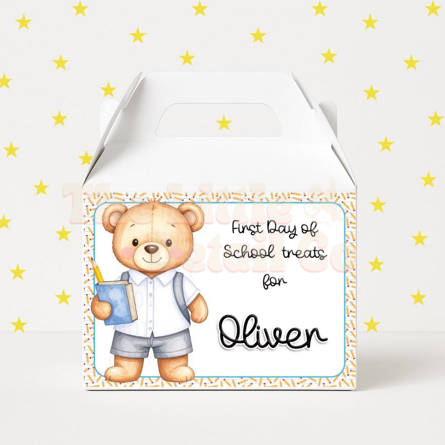 First Day of School treat box