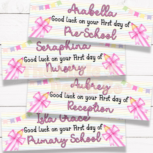 First Day of School Banner