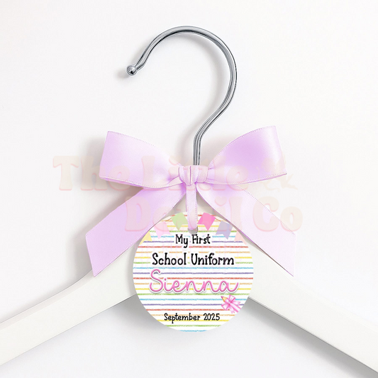 First Day of School Hanger Tag