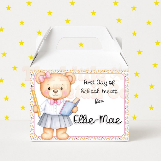 First Day of School treat box