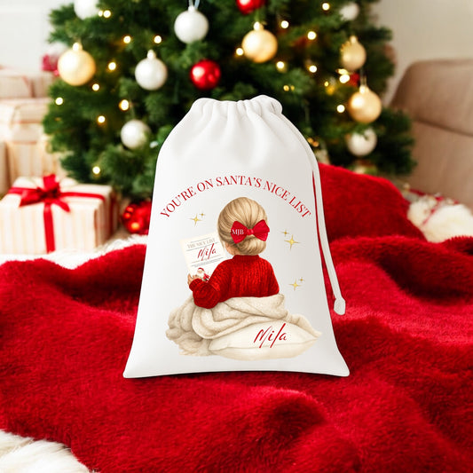 Christmas Drawstring Bag