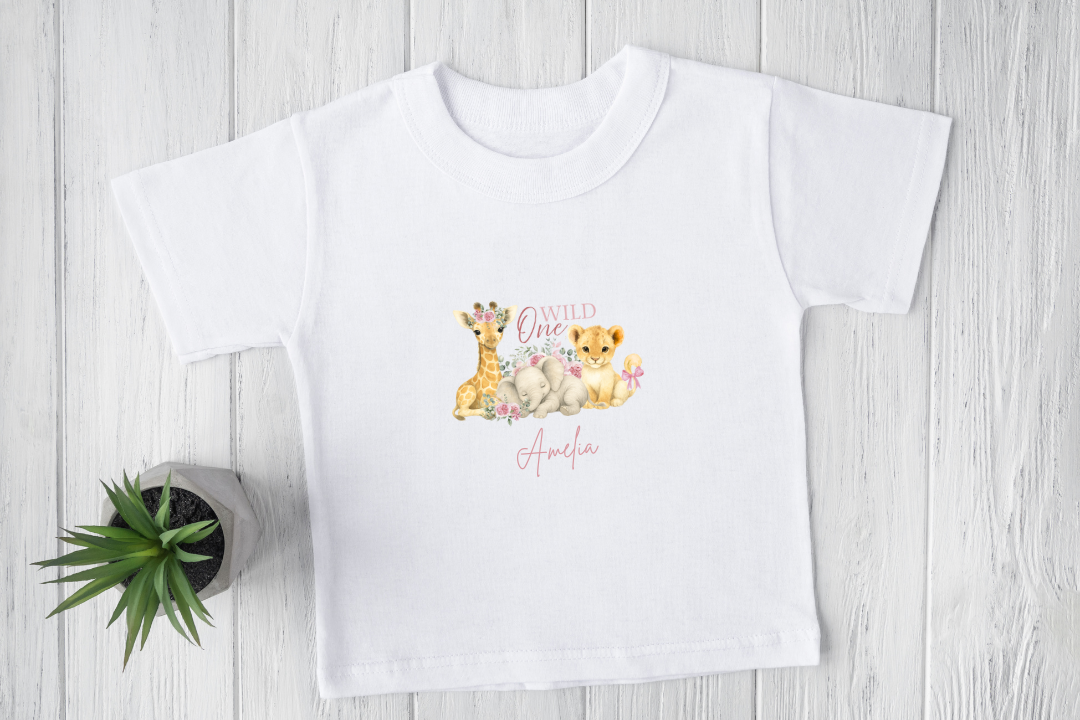 Cute Animal Birthday T-Shirt