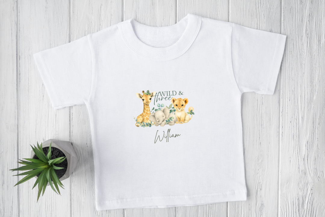 Cute Animal Birthday T-Shirt