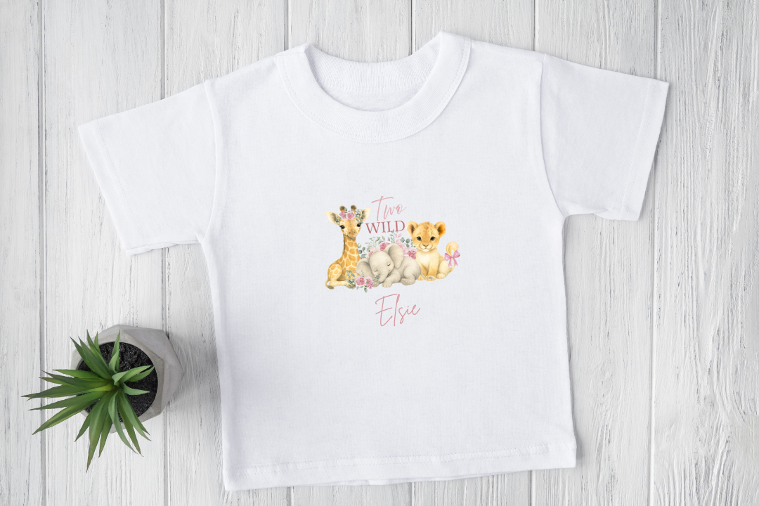 Cute Animal Birthday T-Shirt