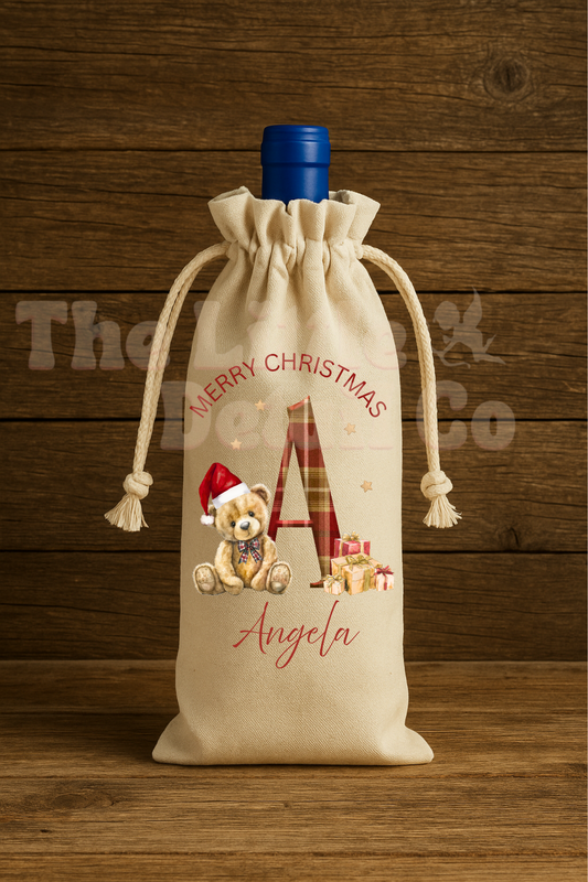 Personalised Wine Gift Bag