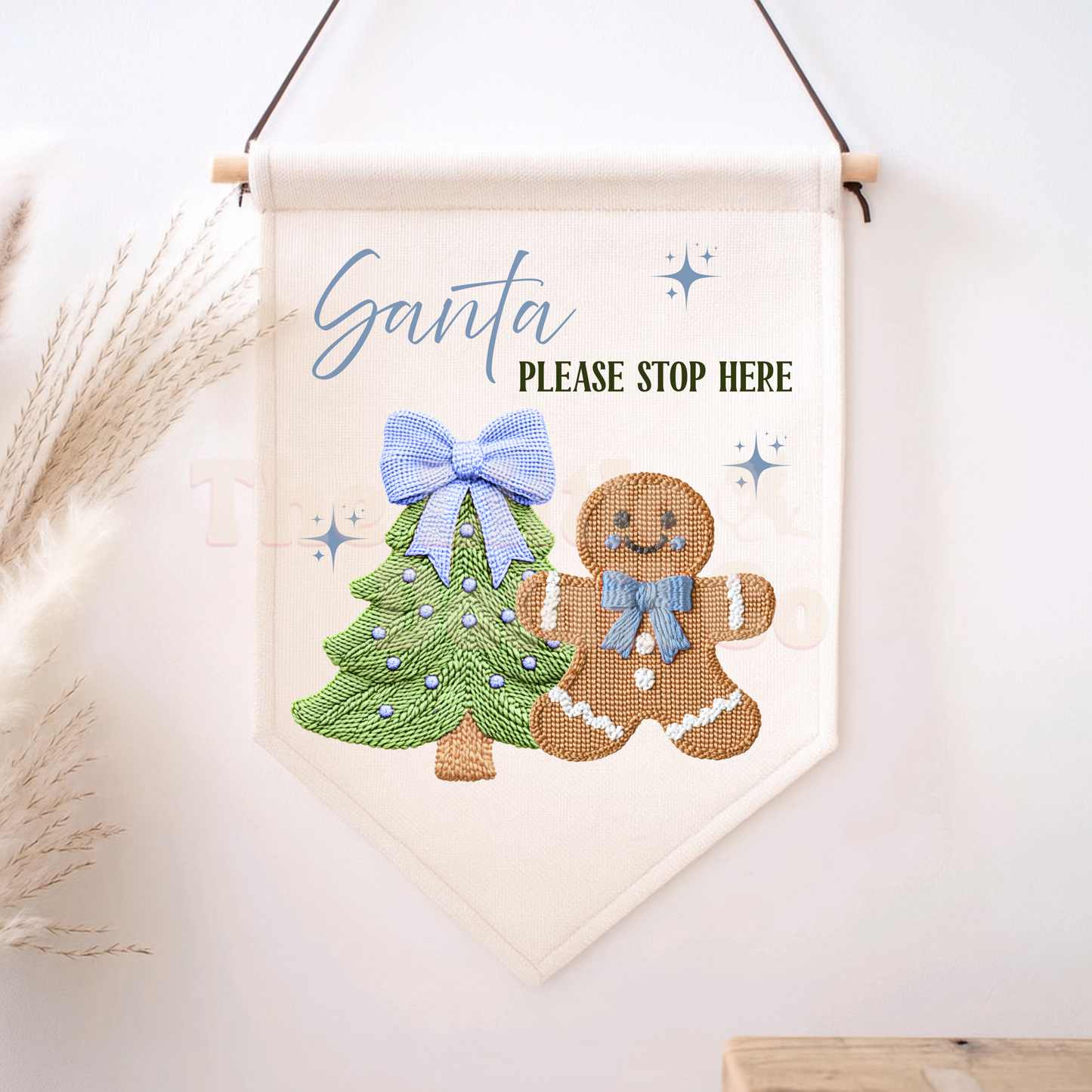 Santa Stop Here/ Elf Surveillance Flag